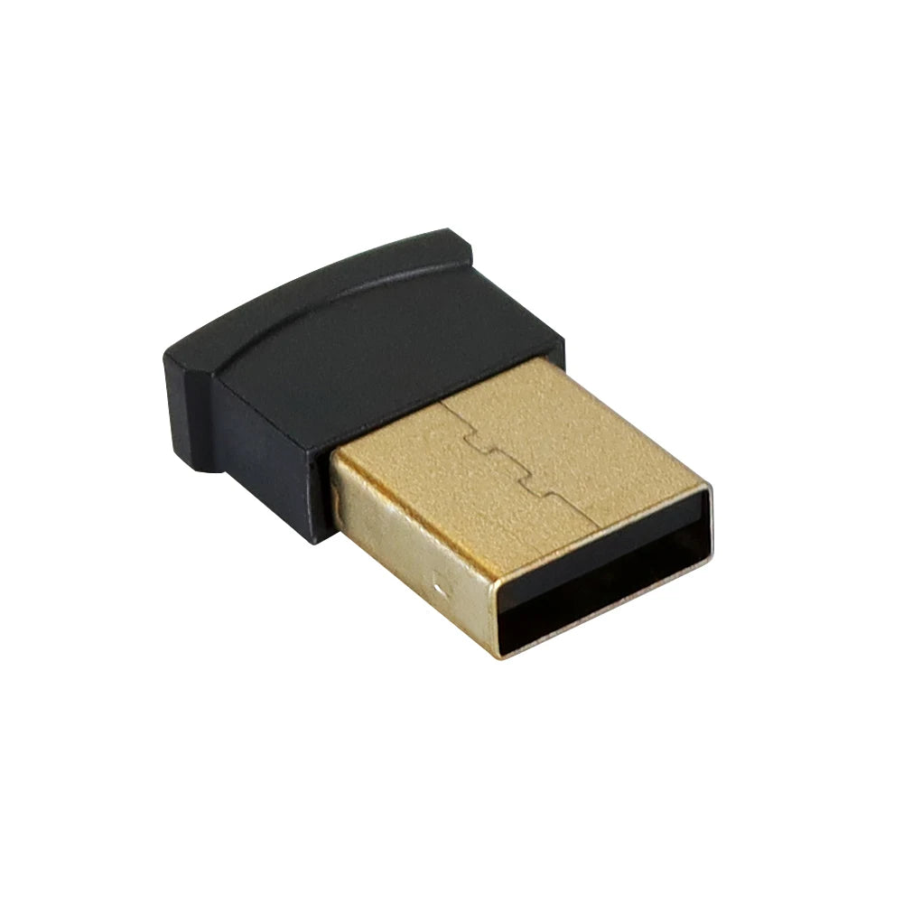 Bluetooth-compat 4.0 USB Black Mini Adapter Dongle Wireless Transmitter and Receiver for Laptop PC Computer Windows 10 8 7 Vista