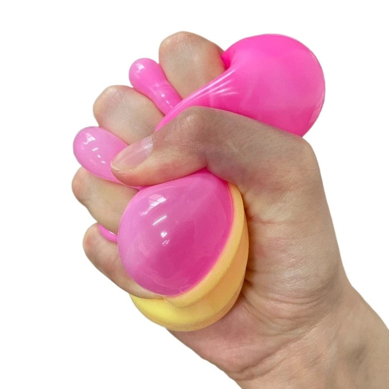 Needoh Nice Ice Cream Shaped Mochi Squishy Toy Cream Cone Surprise Stress Relief Fidget Squishes Party Gifts for Friend Gift