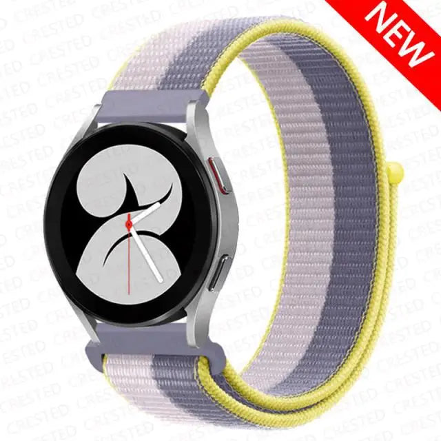 22mm 20mm Band for Samsung Galaxy Watch 7 FE 4 6 classic 5 Pro 3 active 2/correa Nylon Bracelet Huawei watch GT 2 3 pro 4 strap