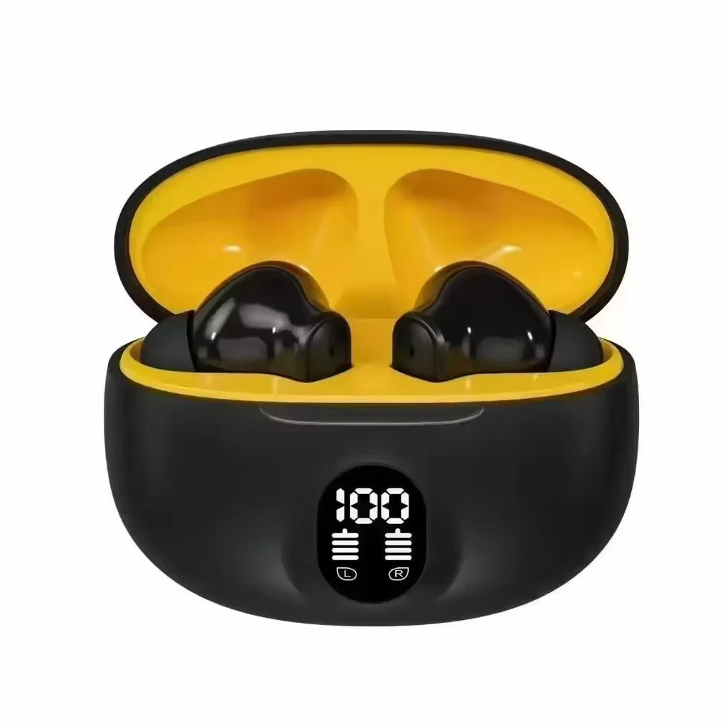 Wireless Bluetooth earphones with LED intelligent digital display, long battery life, in ear comfortable wearing