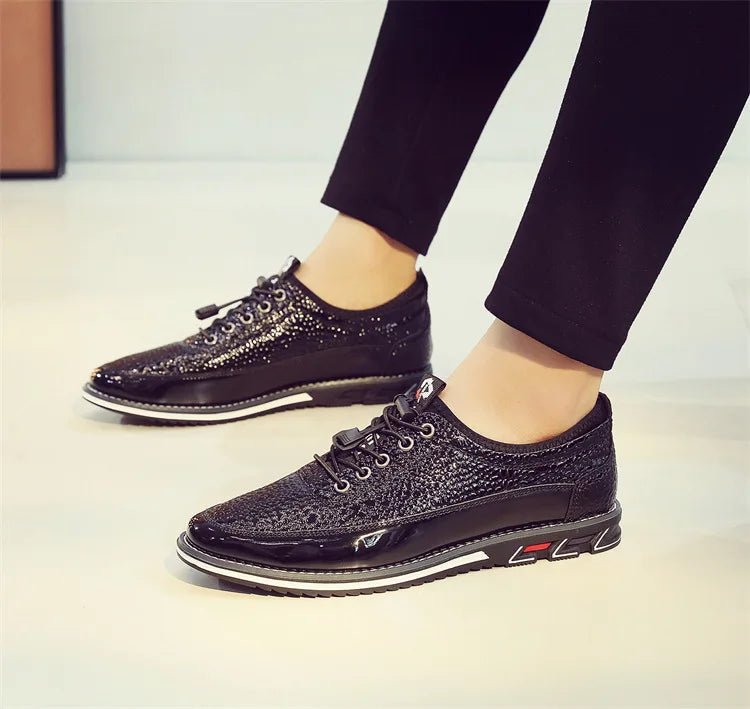Men's Shoes Soft Bottom Soft Leather Casual Shoes New Spring Trendy Design Men's Footwear Men's Sports Shoe Zapatos Para Hombre