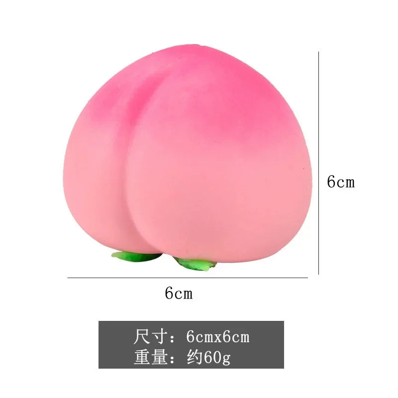 Peach Squishy Stress Ball Mustbuy Needoh Nice Cube Cheese Squishy Squishies Needoh Squishies Squishy Toys Fidget Sensory Toys fo