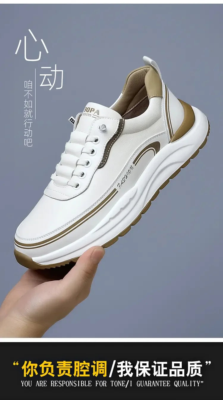 Flat shoes White Shoes Durable breathable abrasion resistance stainresistant sports leisure Soft elastic sole Support stability