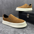 Fashion Slip on Mens Casual Shoes Outdoor Walking Footwear Breathable Lightweight Loafers Comfort Lazy Driving Shoes Board Shoes