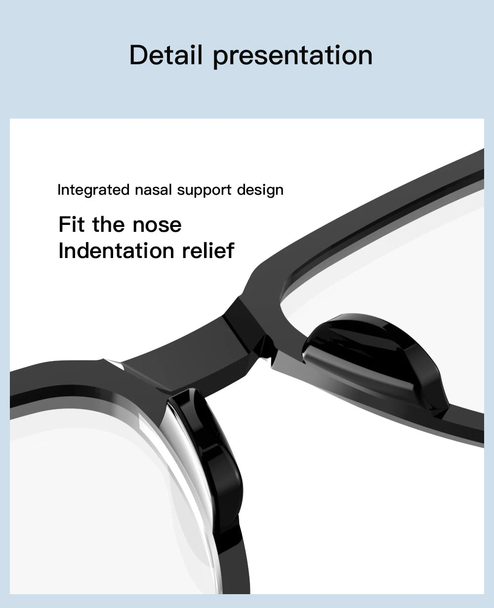 Wireless Bluetooth Headphones  Bluetooth Calling Smart Glasses Music Playback Anti-blue light glasse Waterproof Business glasses