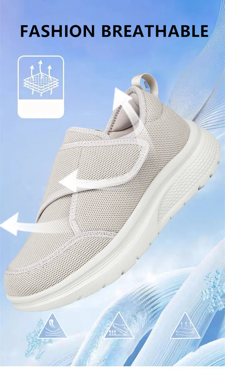 New Wide Toe Men's Barefoot Shoes Orthopedics Wide Feet Swollen Shoes Comfortable Diabetic Shoe Walking Shoes Men's Shoes
