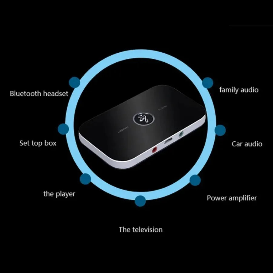 Bluetooth 5.0 Audio Transmitter Receiver Stereo AUX Jack RCA USB Dongle Music Wireless Adapter For Car Kit PC TV Headphone