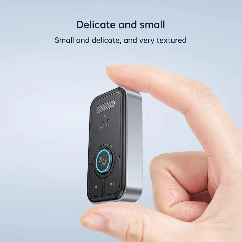 Bluetooth 5.3 Transmitter Receiver Adapter Wireless Audio For Car Music Headphone Speaker 3.5mm Jack AUX Wireless Audio Adapter