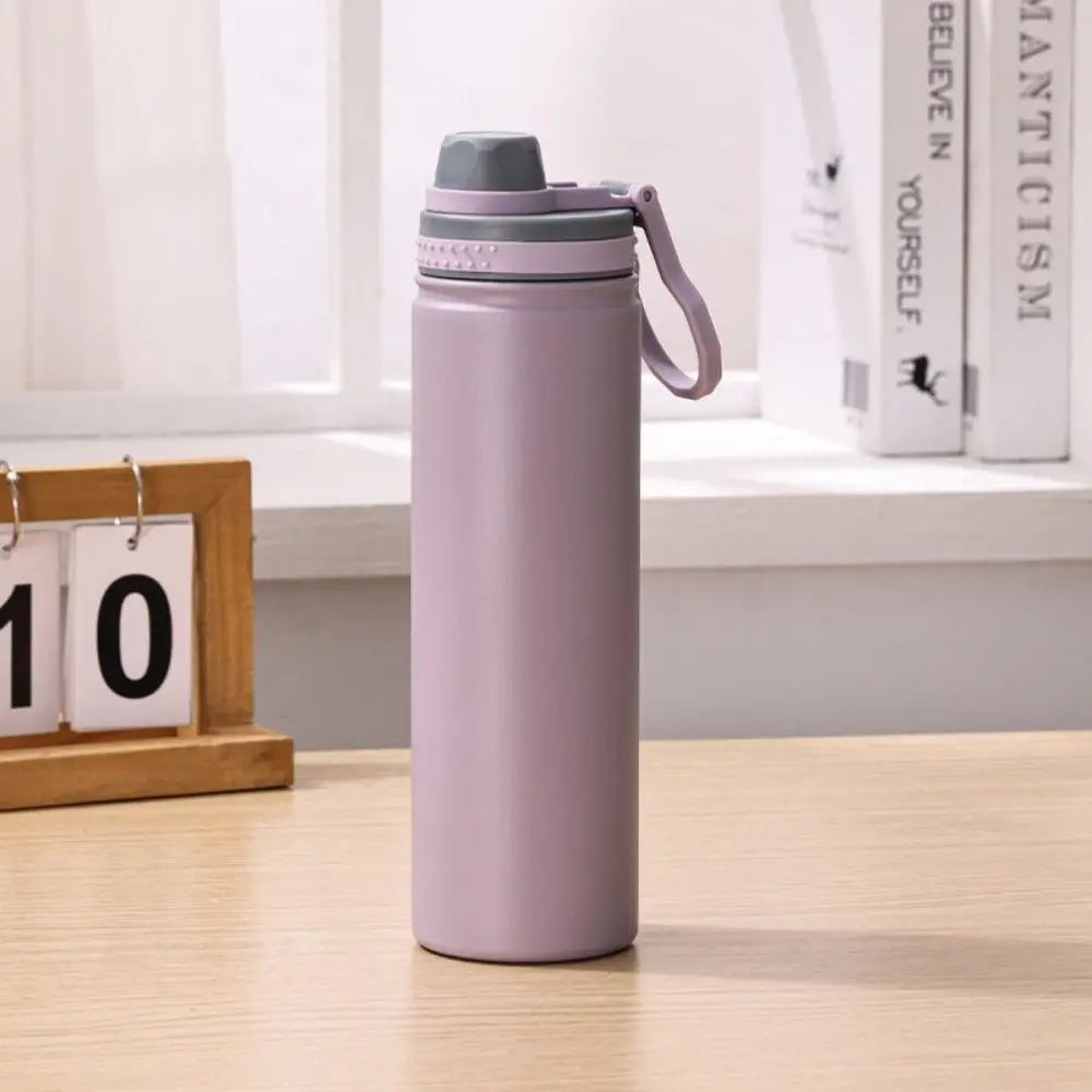Reusable 750ML Thermal Water Bottle Large Capacity Wide Mouth Sport Thermos Cup Leak Proof Handheld Vacuum Flask Household