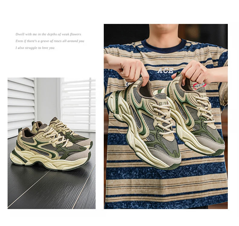 Shoes for Men Sneakers Men's Casual Sports Outdoor Hiking Trendy Fashion Street Comfortable Zapatillas Hombre Trainer Men