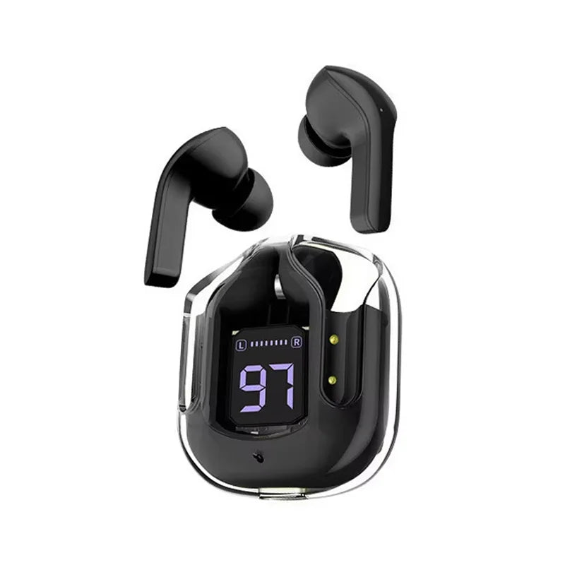 Wireless Bluetooth Earphones 5.3 LED Digital Display Portable Type-C Charging Dual Ear Stereo Surround Noise Free Microphone