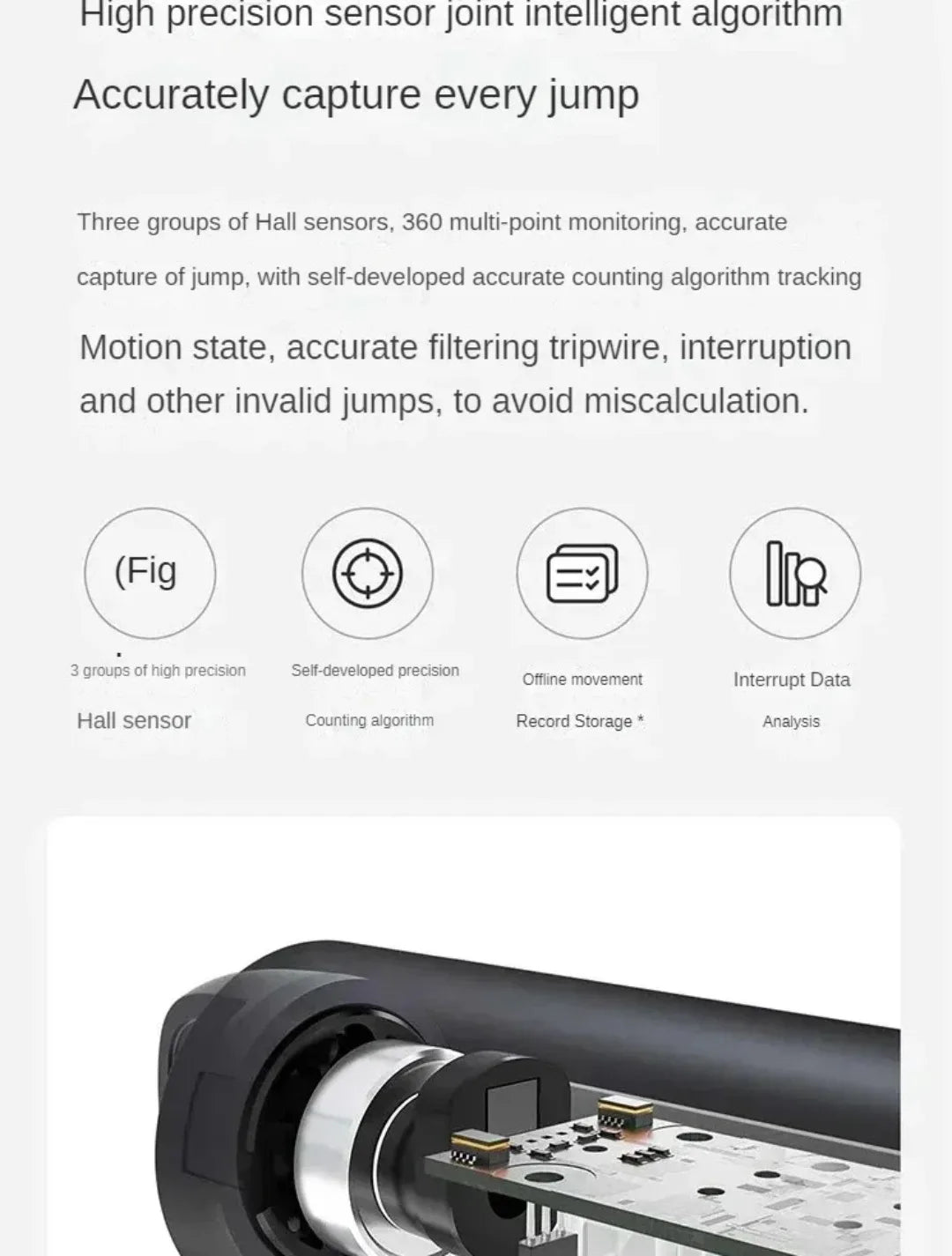 Original Mijia Smart Skipping Jump Rope XMSR-P803 Counter With Fit App Adjustable Calorie Calculation Sport Fitness Professional