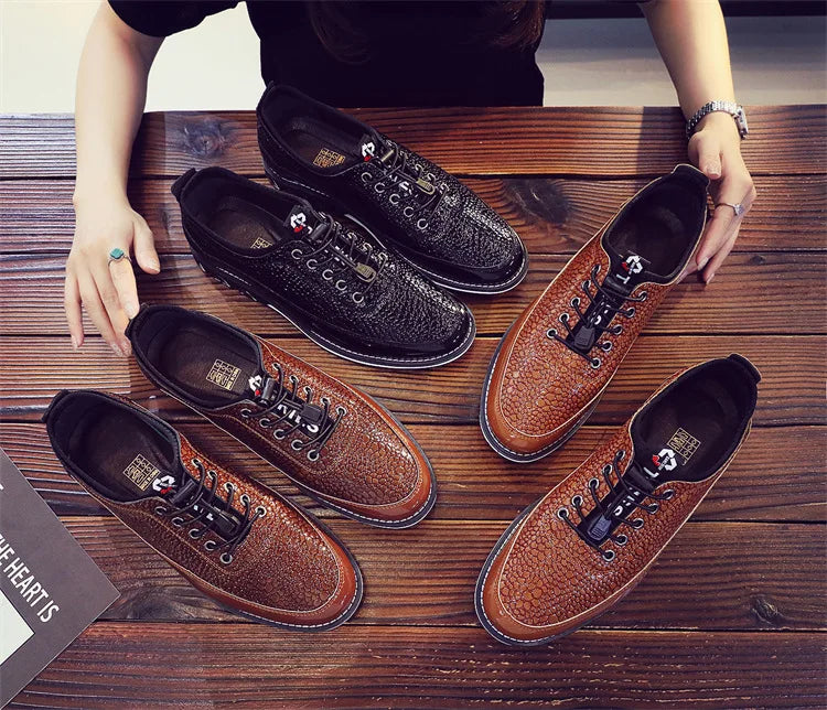 Men's Shoes Soft Bottom Soft Leather Casual Shoes New Spring Trendy Design Men's Footwear Men's Sports Shoe Zapatos Para Hombre