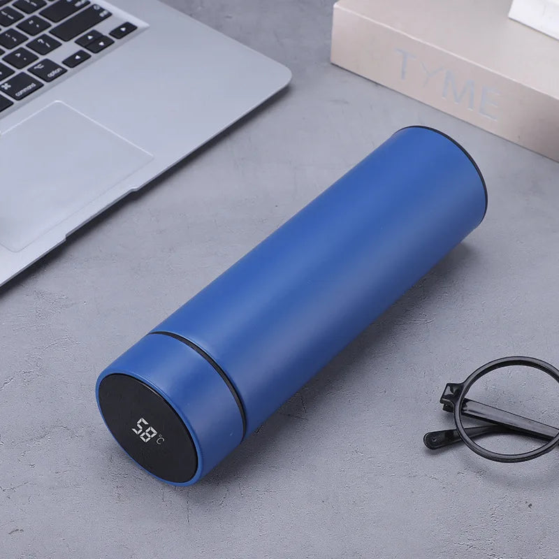 Custom Name Intelligent Digital Thermos Water Cup Touch Display Temperature Stainless Steel Creative Thermoses Coffee Mug Gifts