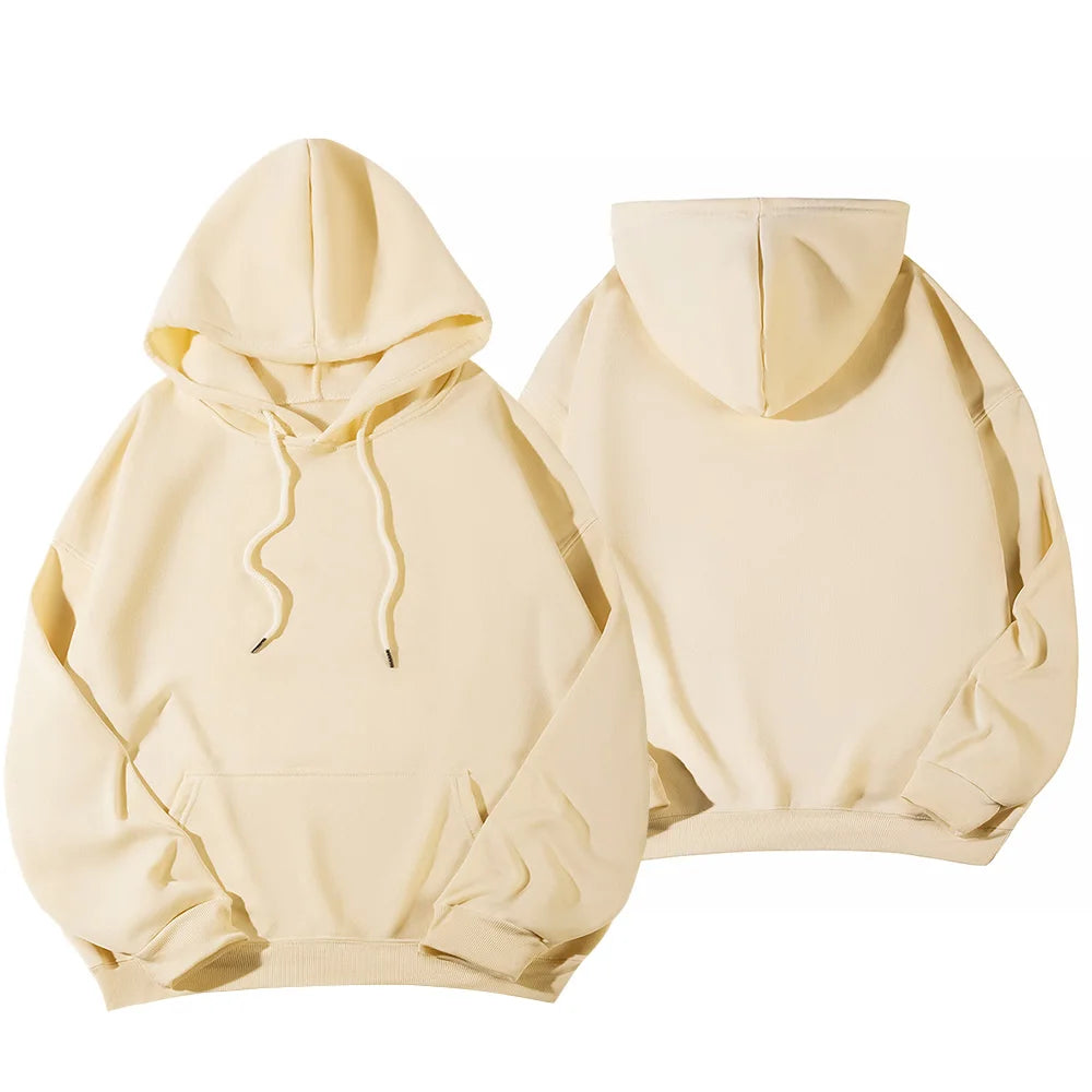 Hoodies for men and women 2026 autumn new item heavyweight American high street men's top plus size hooded pullover