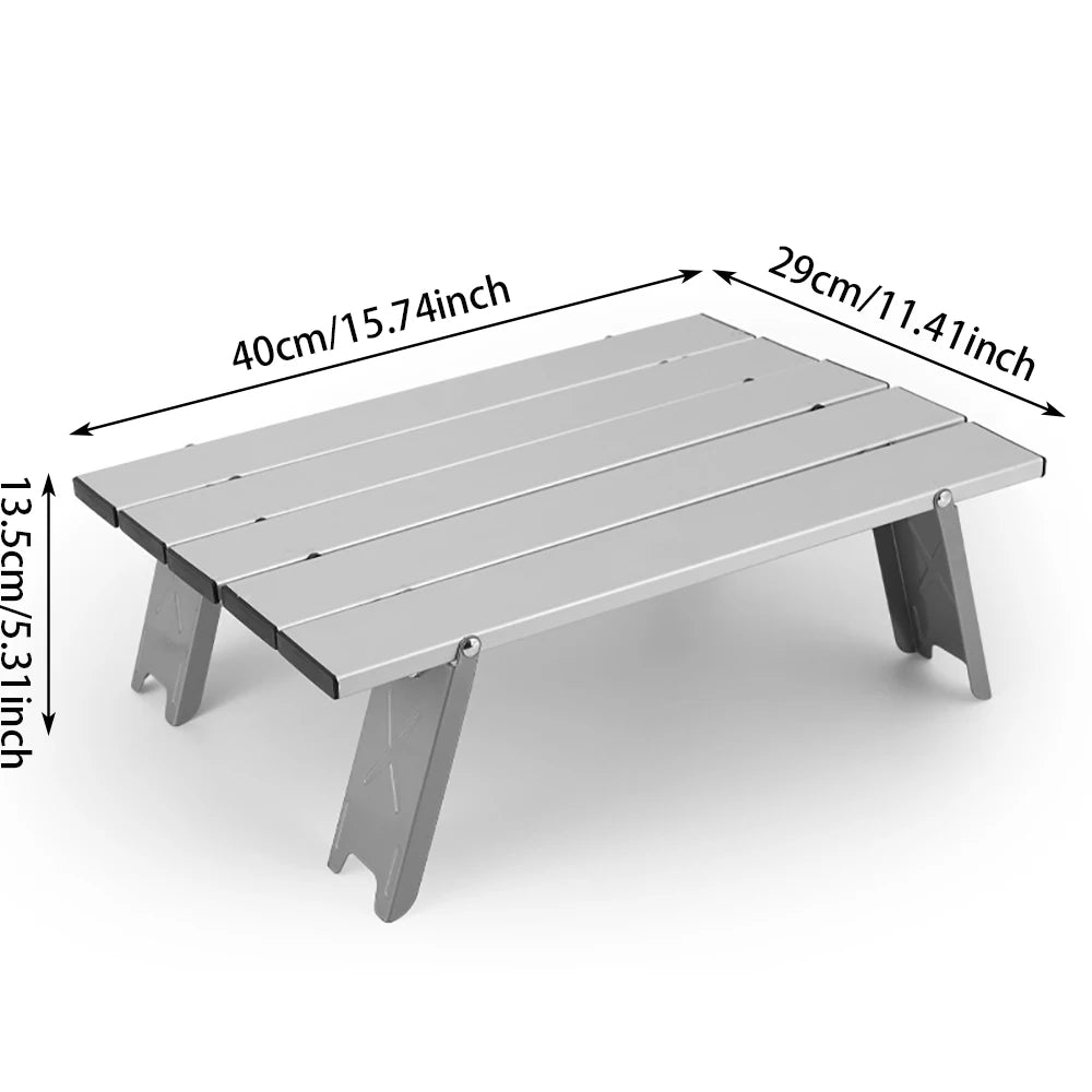Portable Foldable Folding Table Ultra Light Aluminum Alloy Table Camping Mini Outdoor Table Picnic Barbecue Outdoor Furniture