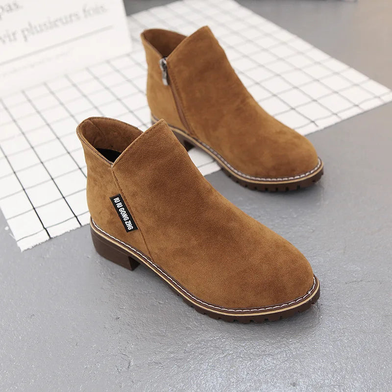 Shoes Women Fashion Thick Sole Ankle Boots Comfortable Plus Size Snow Boots for Women Female Platform Boots Botas De Mujer 2023