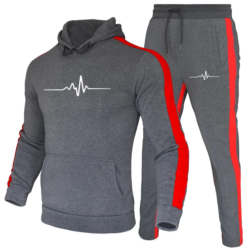 Jogging Sportswear Man Fashion Hoodie Hot Sales Sets for Men Two Piece Outdoors Mens Tracksuit Set Sweatpants Comfortable Sports