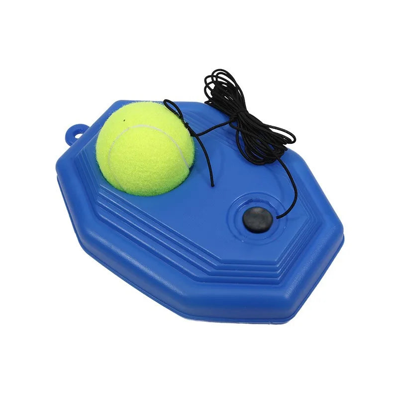 1 Set Tennis Trainer With Tennis Bounce Ball And Practice Ropes, Suitable For Indoor Outdoor Tennis Training