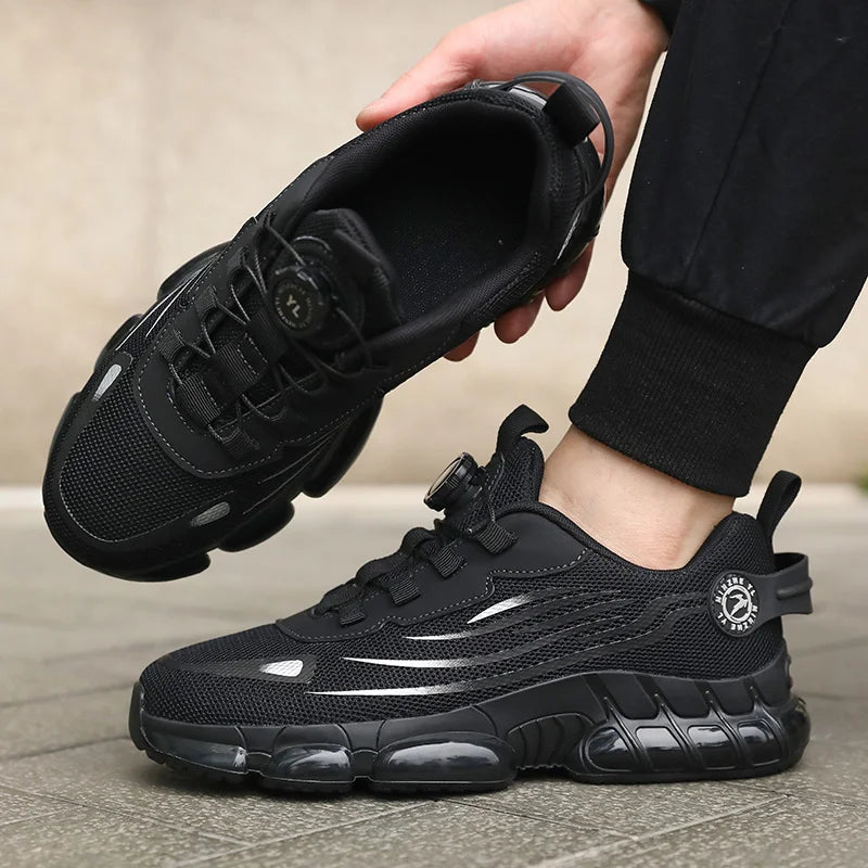 (No Steel Toe) Men's Outdoor Casual Shoes, Sneakers Suitable for Hiking, Walking, Casual Sneakers for Gifts