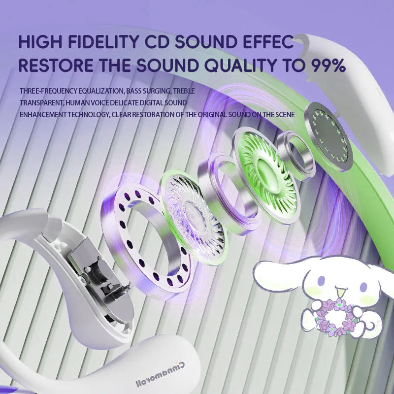 Bluetooth 5.3 Wireless Earbuds with Earhooks,Sport Headphones,ENC Mic,Type-C Fast Charging,Perfect for Workout and Daily Use
