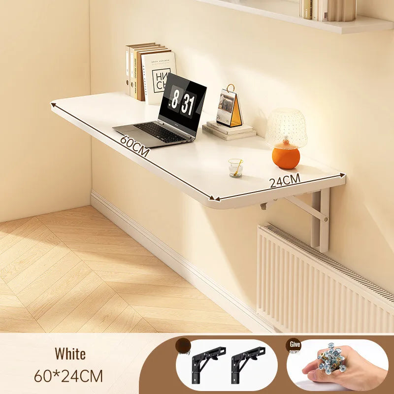 Household Wall Mounted Foldable Desk Waterproof and Anti Fouling Panel Multi Functional Suspended Wall Table