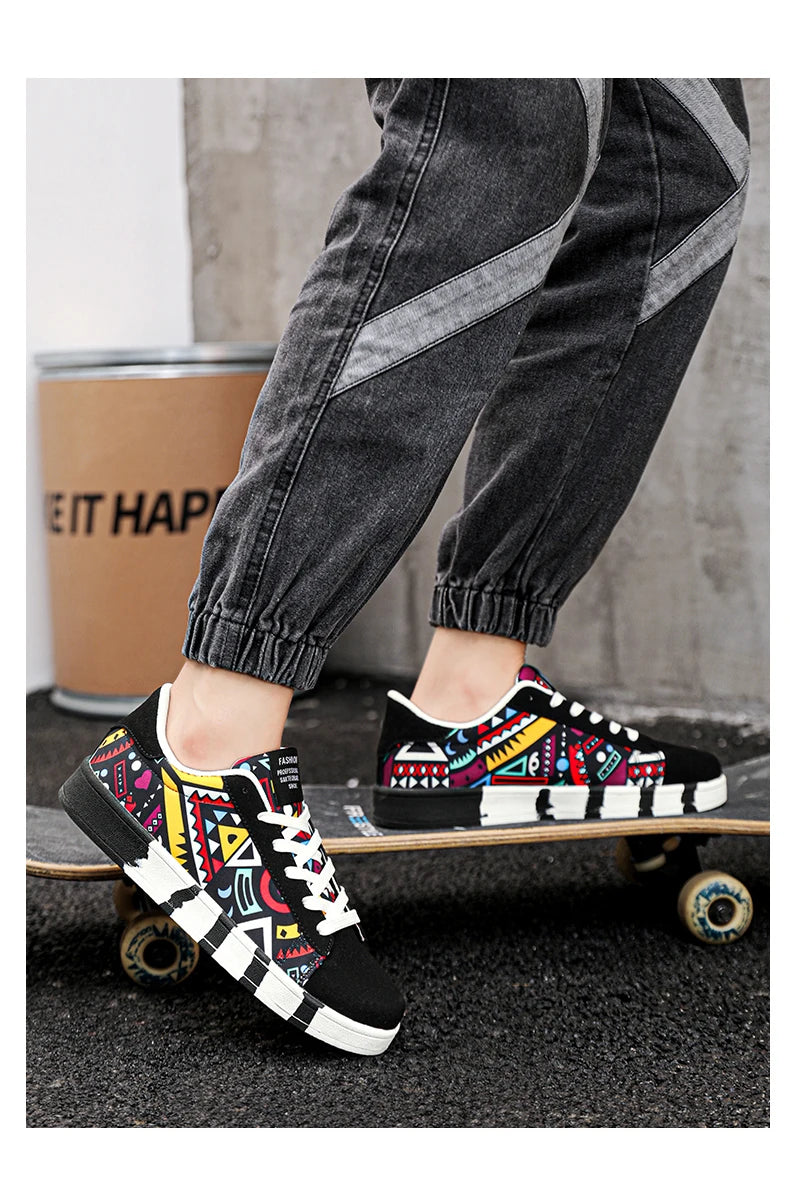 Men Flat Bottomed Shoes Fashion Popular with Colorful Outdoor Sneakers That Comfort Non Slip High-quality Fitness Leisure Shoes