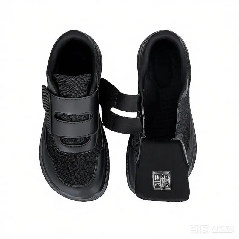 Adjustable Wide Toe Box Open Shoes for Elderly Diabetic Shoes Swollen Fat Foot Hallux Valgus Bunion Orthopedics Thumb Eversion
