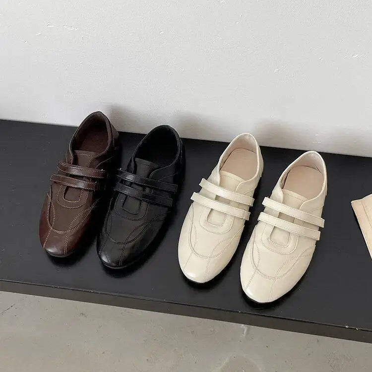 Women's Sneakers Flats Sport Shoes Fashion Loafers Shoes Casual Running Shoes Ballet Designer Walking Retro New Mujer Zapatos