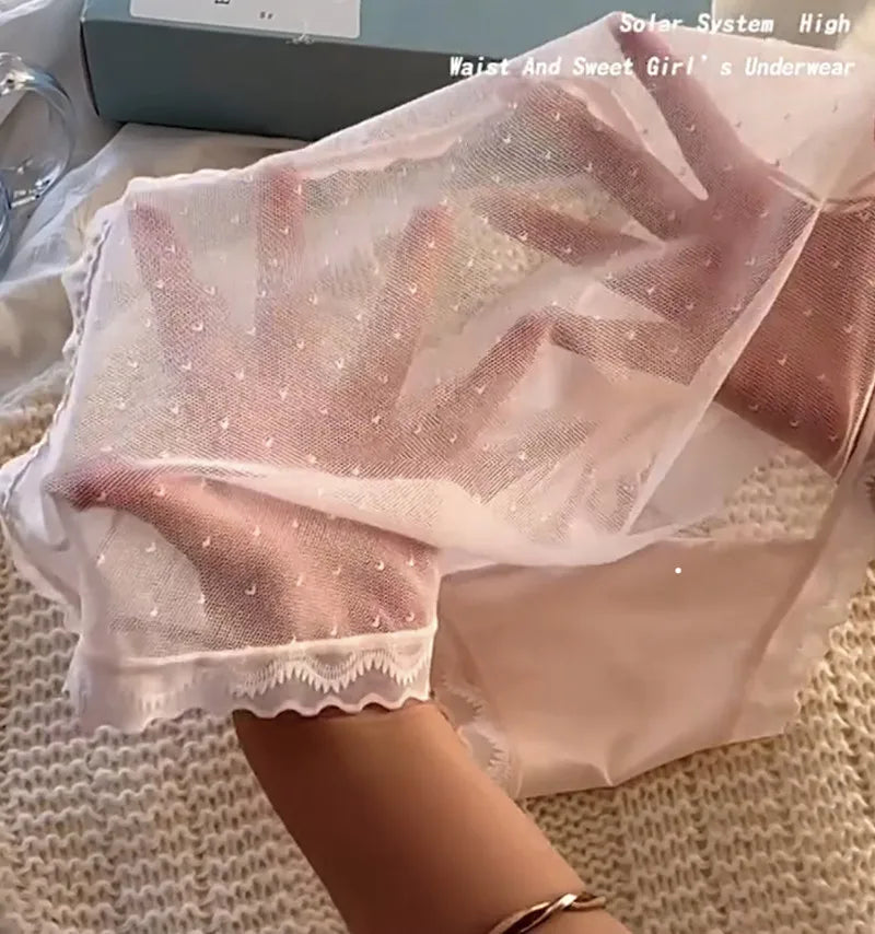 Lingerie Women underwear high waist Plus size sexy panties transparent buttocks lifting abdominal tightening bragas sexy Briefs