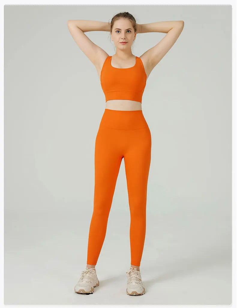 Yoga Set Women's Sports Bra and Leggings Jogging 2-piece set yoga Sports Women Gym Set Clothes Sportwear Woman Clothes