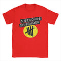 5 Seconds of Summer 5SOS Men's T Shirts  Fashion Tees Short Sleeve Crewneck T-Shirt Pure Cotton Gift Tops