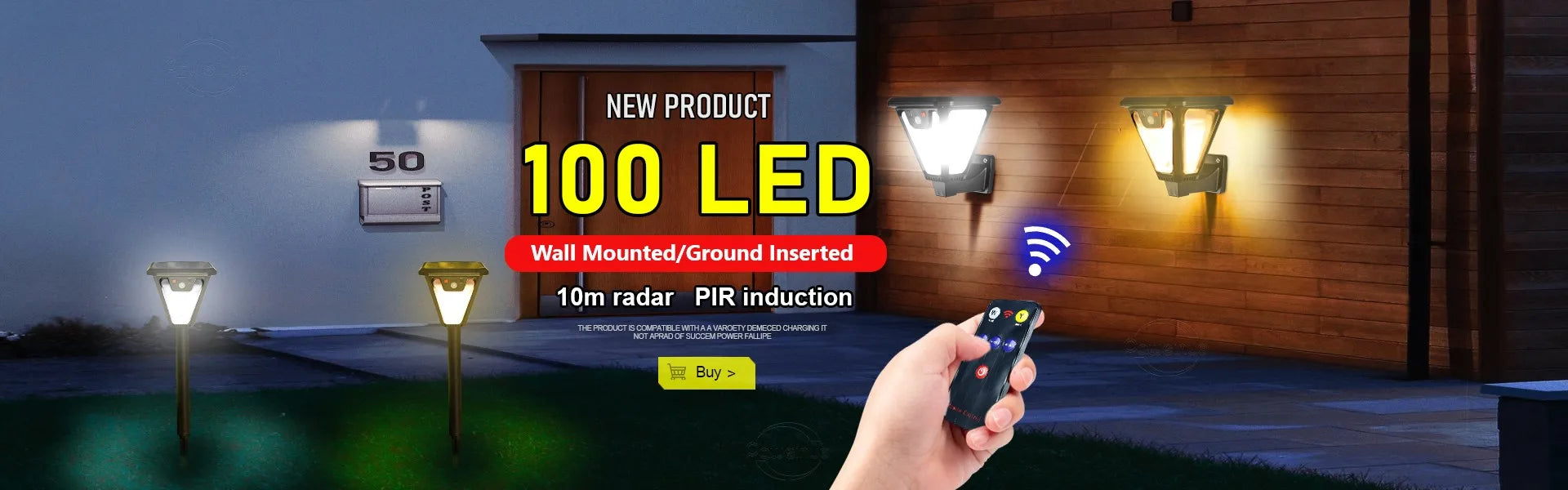 Solar Outdoor Lights USB Rechargeable Solar Lawn Lamp Motion Sensor 3 Modes Solar Wall Lamp Outdoor Waterproof Garden Yard Light