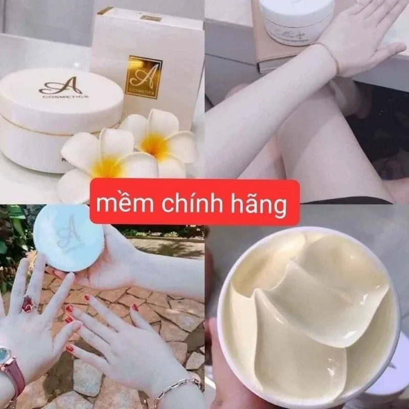 Kem trắng da body Mềm A cosmetics - Dưỡng trắng nhanh chóng,mịn màng, hương nước hoa quyến rũ bright white smooth and soft skin