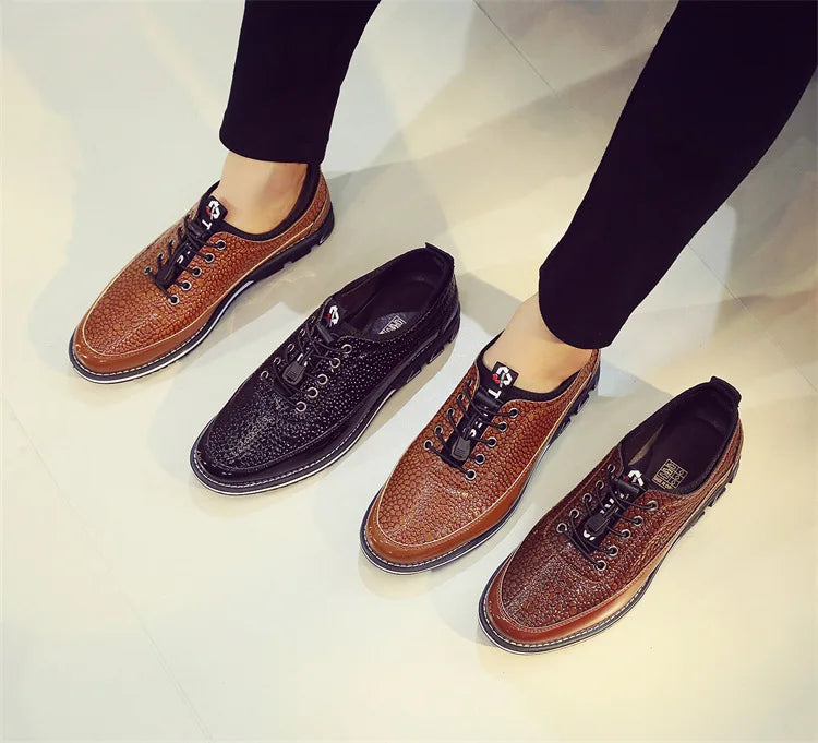 Men's Shoes Soft Bottom Soft Leather Casual Shoes New Spring Trendy Design Men's Footwear Men's Sports Shoe Zapatos Para Hombre