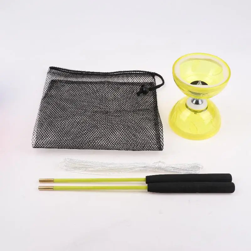 1set Portable Diabolo Chinese Yoyo Diabolo Set Professional Fitness Gear For Adults Kids Elderly Outdoor Indoor Agility Exercise