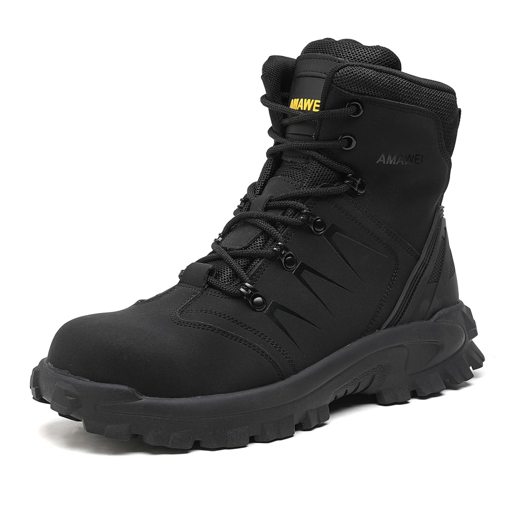 Steel Toe Safety Shoes Men's High Quality Industrial Work Boots Man Work Protection for the Feet Work Wear Free Shipping