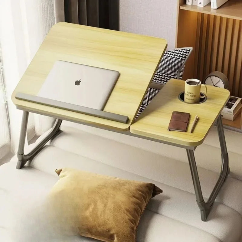 Folding Adjustable Bed Desk Small Lazy Computer Table for Student Dormitory Study Writing Notebook Desk Home Furniture