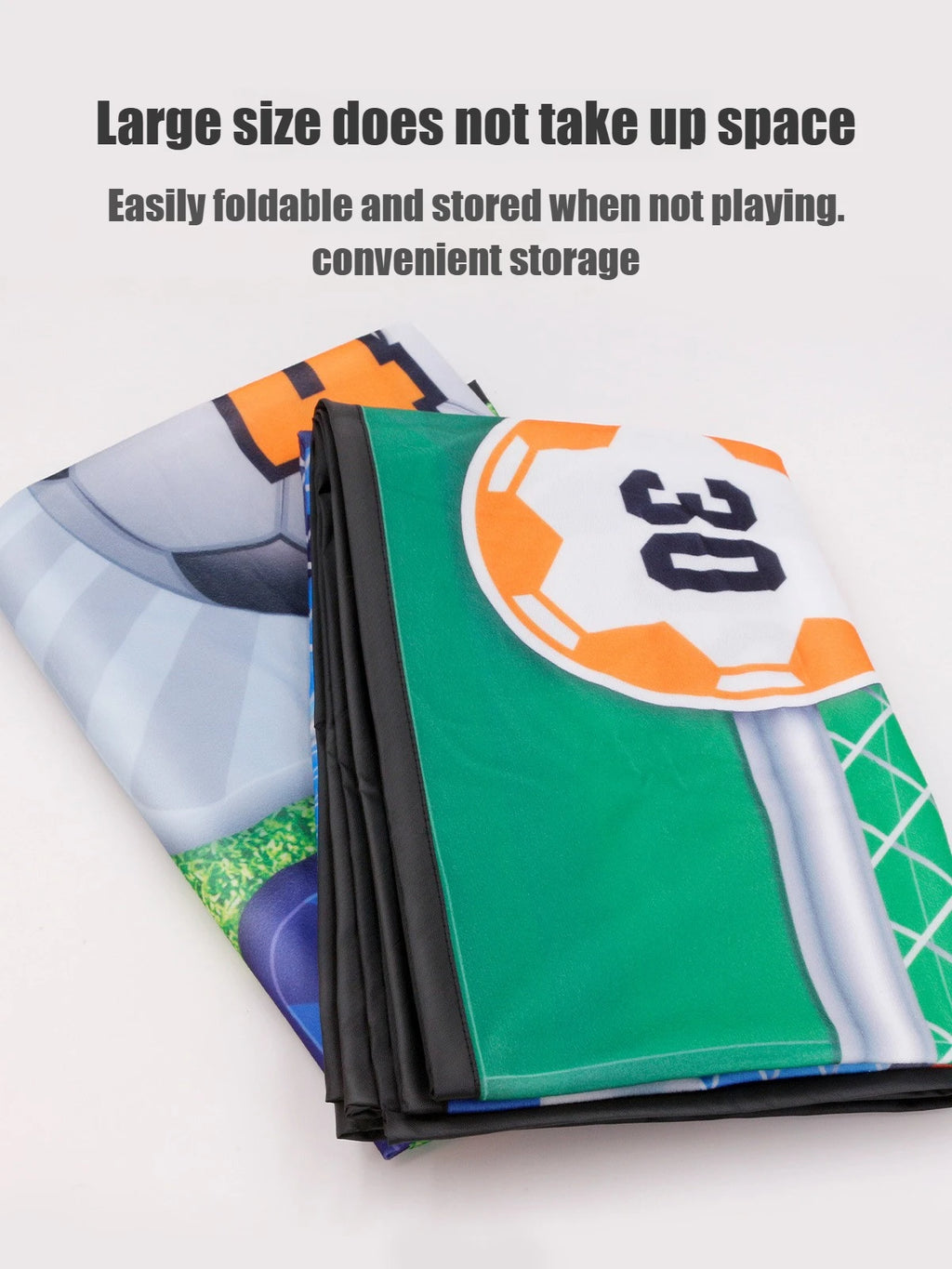 150CM Kids Football Game Set Indoor Outdoor Training Game Mat with Target Areas Practice Shoot Gifts for Children