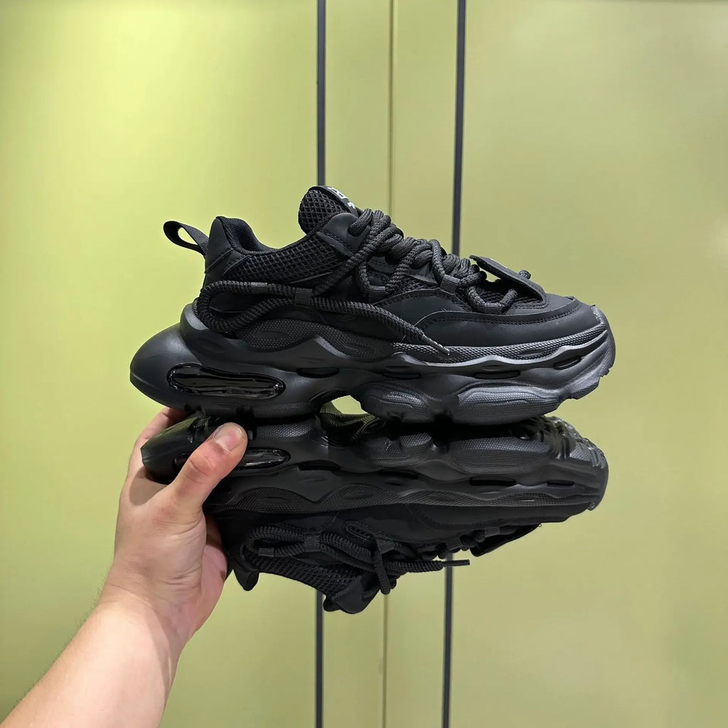 New Trendy Men's Shoes Thick Soled Tall Fashion Casual Shoes Comfortable Soft Soled Mountaineering Sports Shoes Sneakers Men