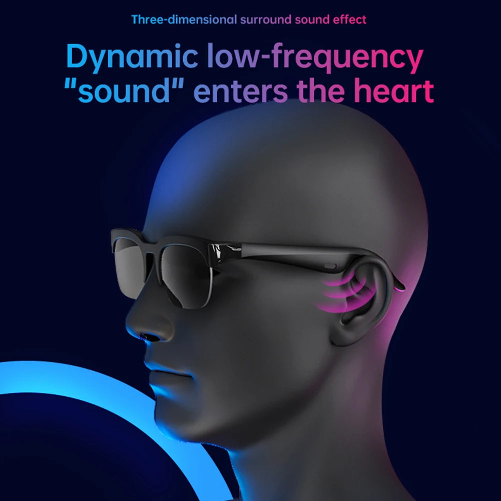 Wireless Bluetooth Headset with Stereo Sound BT 6.0 Earphone with Microphone Long Battery Life for Music Calls and Sports
