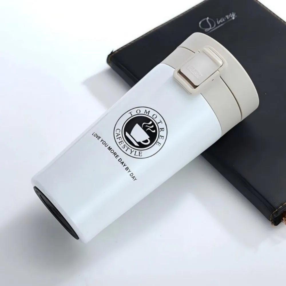 350/500ML Car Thermal Cup 304 Stainless Steel Vacuum Insulated Coffee Thermos Travel Water Bottle