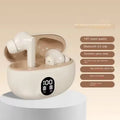 Wireless Bluetooth earphones with LED intelligent digital display, long battery life, in ear comfortable wearing
