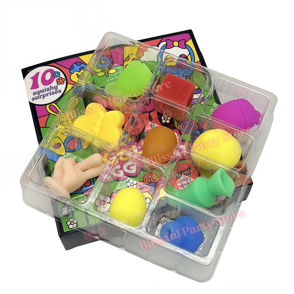 Needoh Nice Cube Sensory Stress Reliever Fidget Tool for Anxiety & Focus Desk Sensory Cube for Adults & Kids Party Favors Gifts