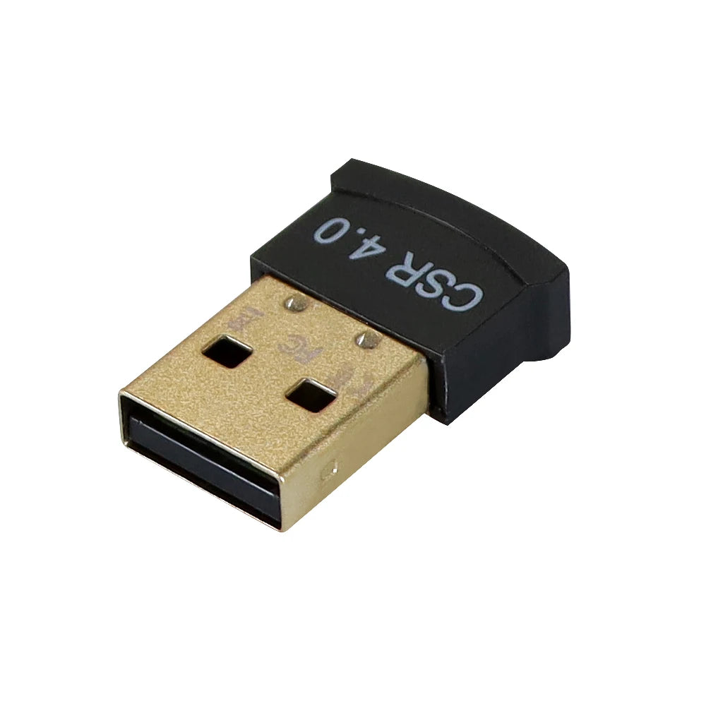 Bluetooth-compat 4.0 USB Black Mini Adapter Dongle Wireless Transmitter and Receiver for Laptop PC Computer Windows 10 8 7 Vista