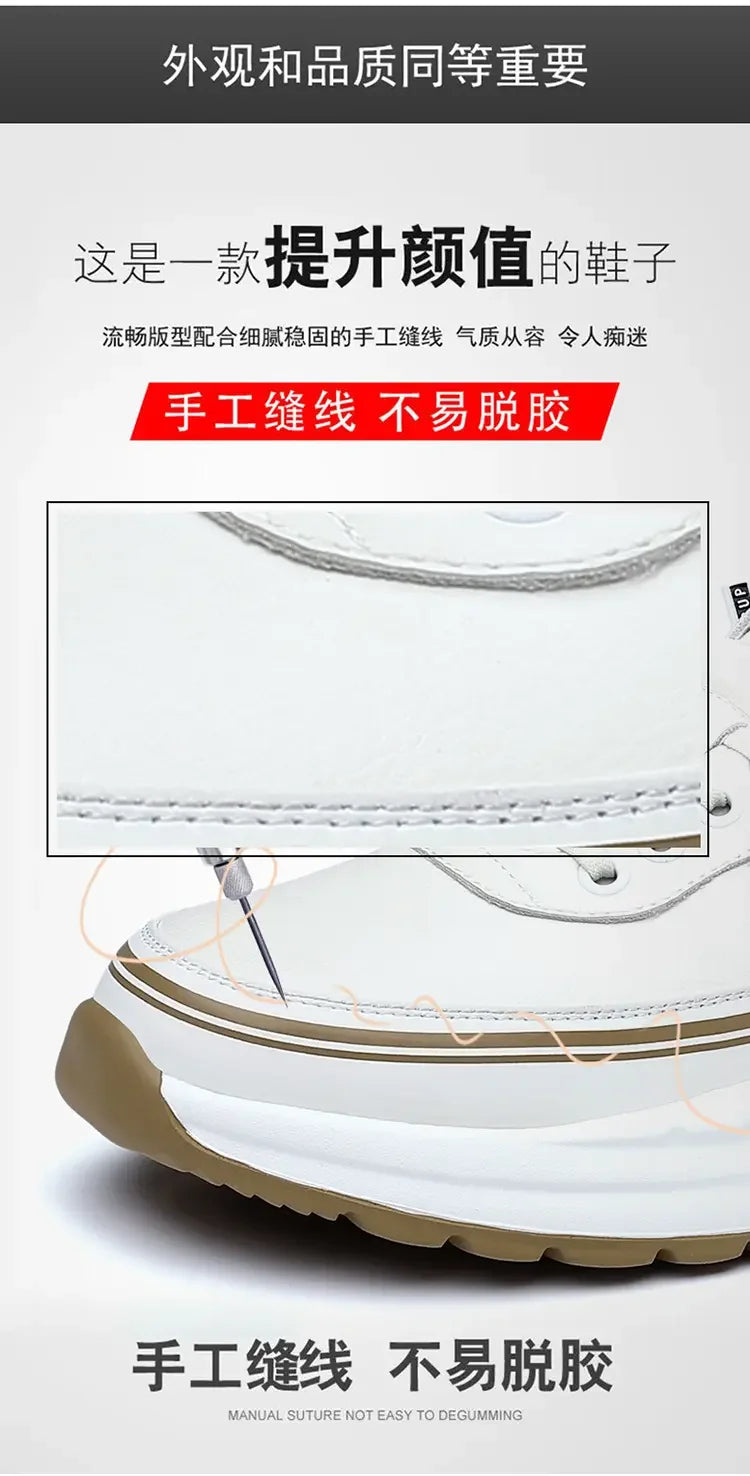 Flat shoes White Shoes Durable breathable abrasion resistance stainresistant sports leisure Soft elastic sole Support stability