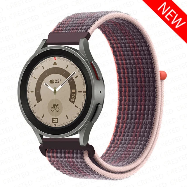 22mm 20mm Band for Samsung Galaxy Watch 7 FE 4 6 classic 5 Pro 3 active 2/correa Nylon Bracelet Huawei watch GT 2 3 pro 4 strap