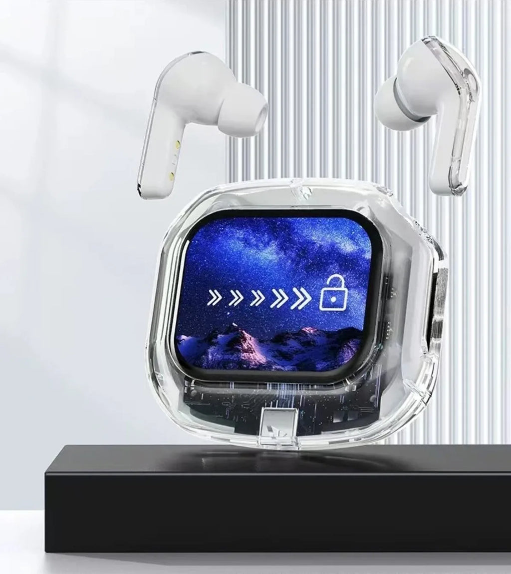 Wireless Bluetooth Headphones,144 Language Real Time Translation Earphones for Business,with Smart Touch Screen HiFi TWS Headset