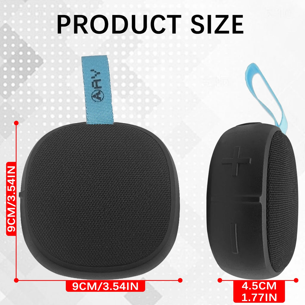Bluetooth bathroom speaker, portable small speaker, IPX-4 waterproof speaker, suitable for bathroom parties and outdoor travel