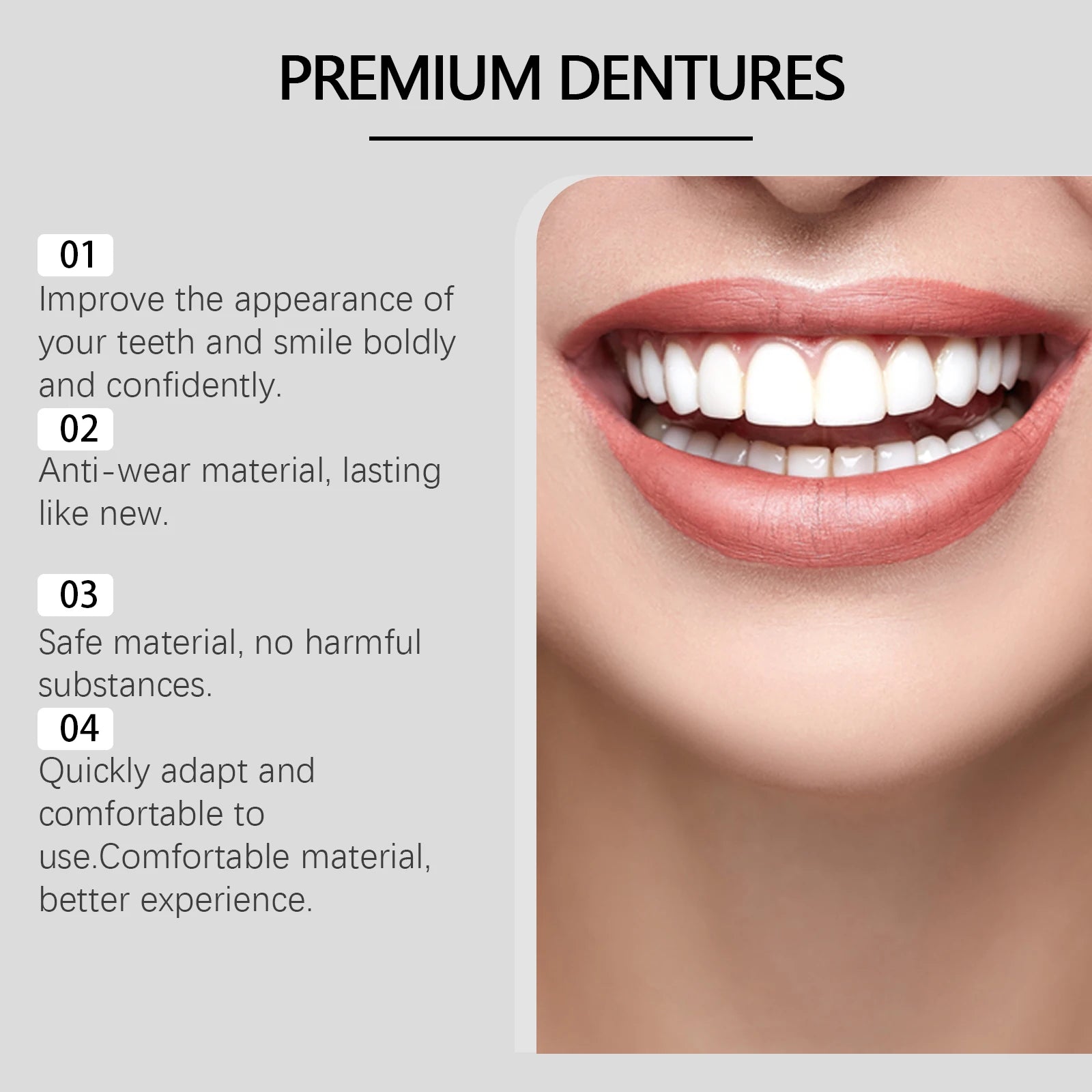 Cosmetic dental crowns to enhance the beauty of your smile, comfortable materials for a natural smile